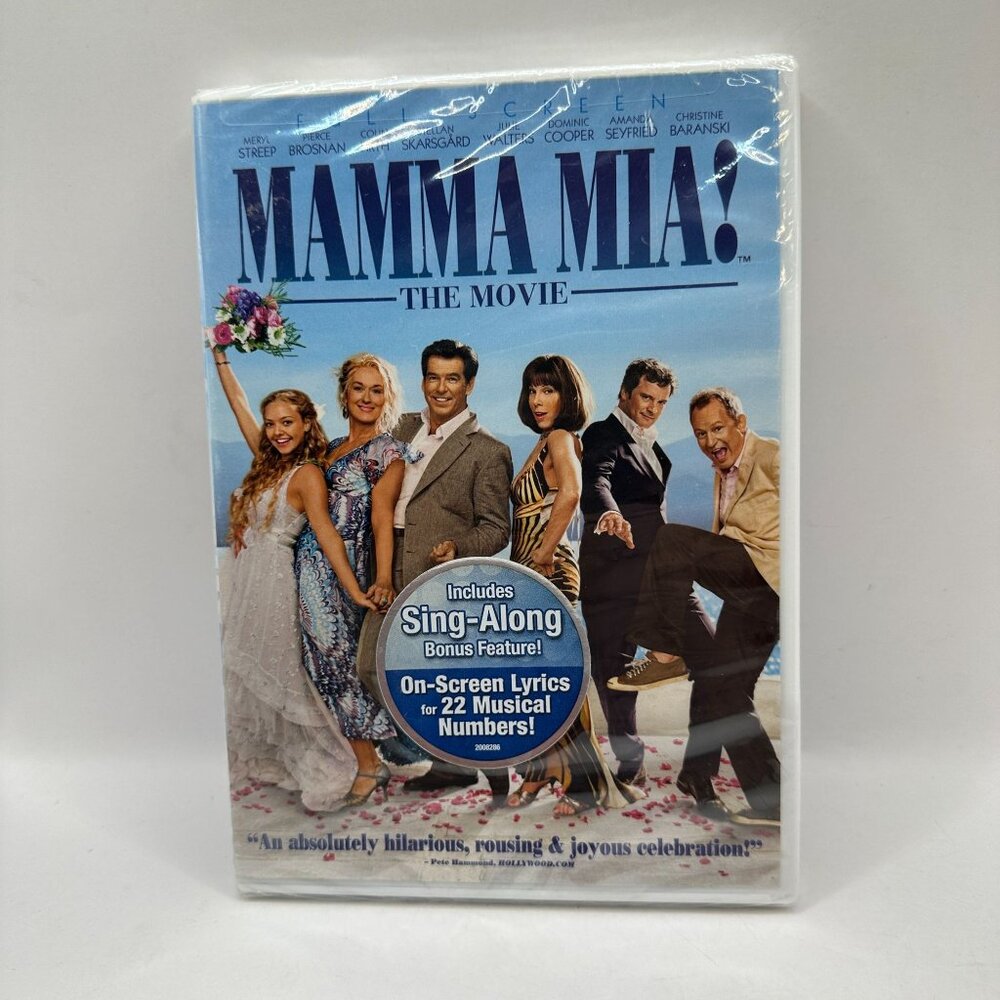 Mamma Mia! the Movie DVD Movie NEW Rated PG-13 Universal NTSC